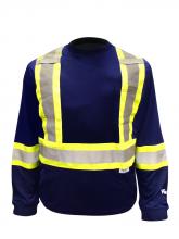 Alliance Mercantile 6015N-S - Viking Safety Long Sleeve Shirt, Poly