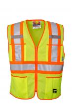 Alliance Mercantile 6112G-XXXXL - Open Road Zipper Survey Vest