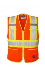 Alliance Mercantile 6112O-S - Open Road Zipper Survey Vest