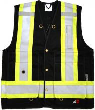 Alliance Mercantile 6165FR-S - Open Road FR Surveyor Safety Vest- 100% Cotton Treated Fabric
