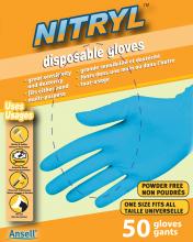 Alliance Mercantile 84052 - Viking 50pk Nitryl Glove Disposable (One Size Fits all)