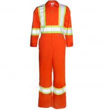 Alliance Mercantile VC30O-XS - Viking 270 GSM (8oz/yd.) Coverall-4" Vibrance Safety Stripes