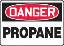 Accuform MCHL083VA - Safety Sign, DANGER PROPANE, 7" x 10", Aluminum
