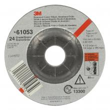 3M 7000120231 - 3M™ Depressed Centre Wheel, aluminum oxide, type 27, grade 24, 4 1/2 in x 1/4 in x 7/8 in