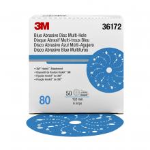 3M 7100091244 - 36172, 321U Hook Disc MH, Blue, 6 IN, 80