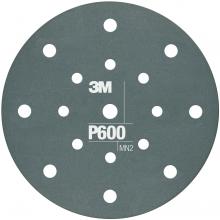 3M 7100104516 - 3M™ Hookit™ Flexible Abrasive Disc, 34801, P600, 17 holes, 6 in (15.24 cm)