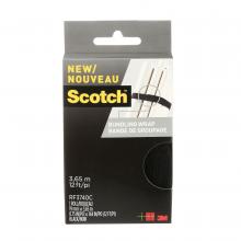 3M 7100024313 - Scotch® Bundling Wrap, RF3740C, black, 0.75 in x 12 ft (1.9 cm x 3.6 m)