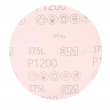 3M 7000045406 - 3M™ Hookit™ Film Disc, 375L, P1200, 6 in x NH (152.4 mm x NH)