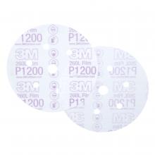 3M 7000028242 - 3M™ Hookit™ Finishing Film Disc Dust Free, 260L, 01068, P1200, 6 in (15.24 cm)