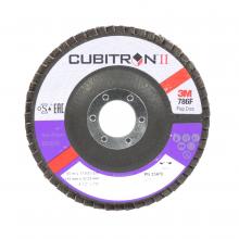 3M 7100101776 - 3M™ Cubitron™ II Flap Disc, 33470, T29, 40+, 4.5 in x 7/8 in (11.4 cm x 2.25 cm)