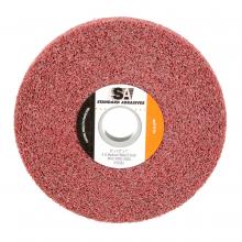 3M 7000047132 - Standard Abrasives™ Metal Finishing Wheel 858082, 6 in x 1/2 in x 1 in 5A MED, 4 per case