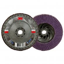 3M 7100244822 - 3M™ Flap Disc 769F AB05937, 40+, Quick Change, Type 29, 4-1/2 in x 5/8 in-11, 10/Case