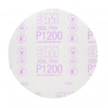 3M 7000000567 - 3M™ Hookit™ Finishing Film Disc, 260L, 00968, P1200, 6 in (15.24 cm)