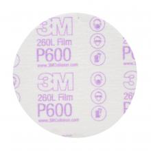 3M 7000120388 - 3M™ Hookit™ Finishing Film Disc, 260L, 00955, P600, 5 in (12.7 cm)