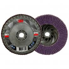 3M 7100242989 - 3M™ Flap Disc 769F AB05933, 40+, Quick Change, Type 27, 4-1/2 in x 5/8 in-11, 10/Case