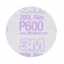 3M 7000120387 - 3M™ Hookit™ Finishing Film Disc, 260L, 00911, P600, 3 in (7.6 cm)