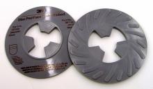 3M 7000120516 - 3M™ Disc Pad Face Plate Ribbed, 81734, grey, 5 in (127 mm), medium