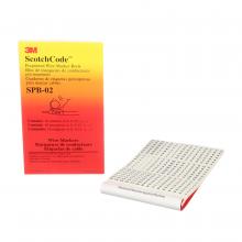 3M 7000132479 - 3M™ ScotchCode™ Pre-Printed Wire Marker Book, SPB-02, letters a - z, numbers 0 - 15