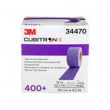 3M 7100141526 - 3M™ Cubitron™ II Hookit™ Clean Sanding Sheet Rolls, 737U, 400+ grade, 115 mm x 12 m