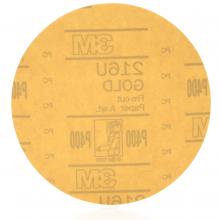 3M 7000119685 - 3M™ Hookit™ Gold Disc, 216U, 00973, P400, A-weight, 6 in (15.24 cm)