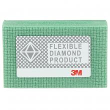 3M 7000045664 - 3M™ Flexible Diamond Hand Lap, 6200J, M250, 2 1/4 in x 3 3/4 in (57.2 mm x 95.3 mm), 10/pack