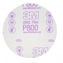 3M 7000000565 - 3M™ Hookit™ Finishing Film Disc, 260L, 00954, P800, 5 in (12.7 cm)