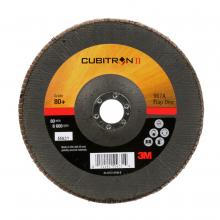 3M 7000148192 - 3M™ Cubitron™ II Flap Disc, 967A, T29, 80+, Y-weight, 7 in x 7/8 in