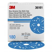 3M 7100090978 - 3M™ Hookit™ Blue Abrasive Disc, 321U, 36161, 180, 5 in (127 mm)