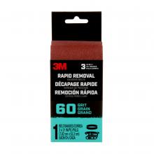 3M 7100188493 - 3M™ Rapid Removal 3 x 21 inch Power Sanding Belt, 60 grit, Belt3x211pk60, 1/Pack