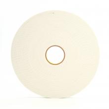 3M 7000048482 - 3M™ Double Coated Urethane Foam Tape, 4008, off-white, 0.8 in x 36.0 yd (1.9 cm x 32.9 m)