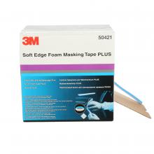 3M 7000034714 - 3M™ Soft Edge Foam Masking Tape Plus, 50421, 5.33 in x 23 ft (21 mm x 49 m)