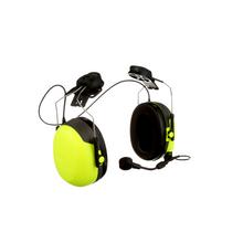 3M 7100203150 - 3M™ PELTOR™ CH-3 Headset MT74H52P3E-111, with PTT Button, Yellow, Hard Hat Attached, FLX2