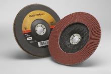 3M 7100104890 - 3M™ Cubitron™ II Flap Disc, 969F, T27, 80+, YF-weight, 7 in x 7/8 in