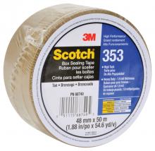 3M 7000124874 - Scotch® Box Sealing Tape, 353, clear, 36 mm x 914 m