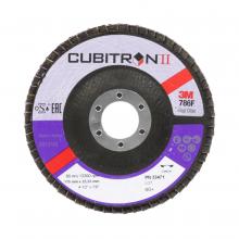 3M 7100101808 - 3M™ Cubitron™ II Flap Disc, 33471, T29, 60+, 4.5 in x 7/8 in (11.4 cm x 2.25 cm)