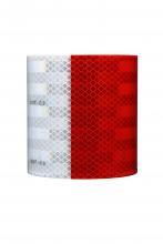 3M 7100113973 - 3M™ Diamond Grade™ Truck Conspicuity Markings, 983-326NL, no logo, red/white, 4 in x 50 yd