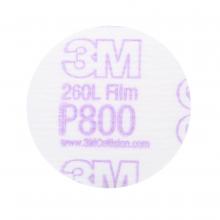 3M 7000120386 - 3M™ Hookit™ Finishing Film Disc, 260L, 00910, P800, 3 in (7.6 cm)