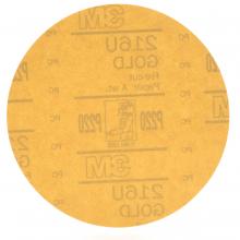 3M 7000119716 - 3M™ Hookit™ Gold Disc, 216U, 00978, P220, A-weight, 6 in (15.24 cm)