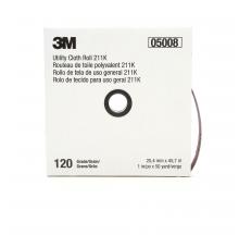 3M 7000118335 - 3M™ Utility Cloth Roll, 211K, grade 120, 1 in x 150 ft (25.4 mm x 45.72 m)