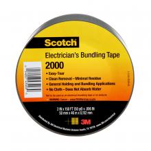 3M 7000031684 - Scotch® Electrician's Duct Tape, 2000, grey, 6 mil (0.15 mm), 2 in x 150 ft (50.8 mm x 45.7 m)