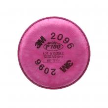 3M 7000002048 - 3M™ Particulate Filter, 2096, P100, with nuisance level acid gas relief, 50 pairs/case