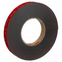 3M 7000049237 - 3M™ VHB™ Acrylic Foam Tape, 5952, black, 0.8 in x 15.0 yd x 45.0 mil (1.9 cm x 13.7 m x 1.1 mm)