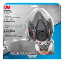 3M 7100153472 - 3M™ Performance Respirator 6211P1-DC, Paint Project, Organic Vapour/P95, Medium, 4 Packs/Case