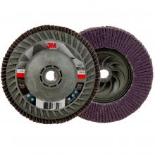 3M 7100243780 - 3M™ Flap Disc 769F AB05949, 60+, Quick Change, Type 27, 5 in x 5/8 in-11, 10/Case