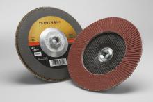 3M 7100104924 - 3M™ Cubitron™ II Flap Disc, 969F, T27, Quick Change, 80+, YF-weight, 7 in x 5/8-11 in