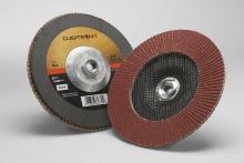 3M 7100104915 - 3M™ Cubitron™ II Flap Disc, 969F, T27, Quick Change, 40+, YF-weight, 7 in x 5/8-11 in