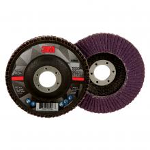 3M 7100178130 - 3M™ Flap Disc, 769F, T29, 40+, 4 1/2 in x 7/8 in (114.3 mm x 22.2 mm)