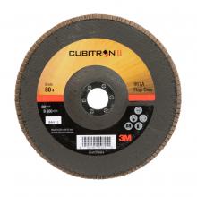 3M 7000148186 - 3M™ Cubitron™ II Flap Disc, 967A, T27, 80+, Y-weight, 7 in x 7/8 in