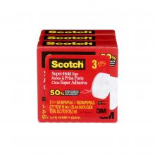 3M 7100211188 - Scotch® Super-Hold Tape 700K3-ESF, 3/4 in x 1000 in (19.1 mm x 25.4 m), 3/Pack, Boxed