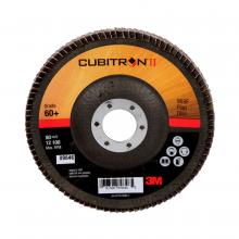 3M 7100104602 - 3M™ Cubitron™ II Flap Disc, 969F, T29, 60+, YF-weight, 5 in x 7/8 in